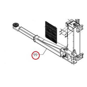 Atlas XH-PV10PX Replacement Rear Arm [XH VERSION ONLY] – Race