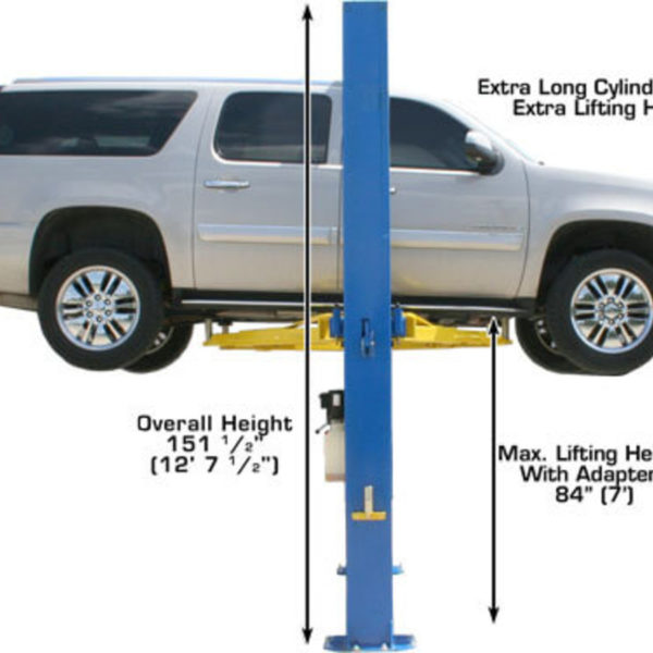 Atlas OH10X Overhead 10,000 lbs. Capacity 2 Post Lift (EXTRA WIDE