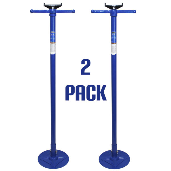 Mountain 1,500 lb. (3/4 ton) Tall Under Lift Jack Stand [2Pack]