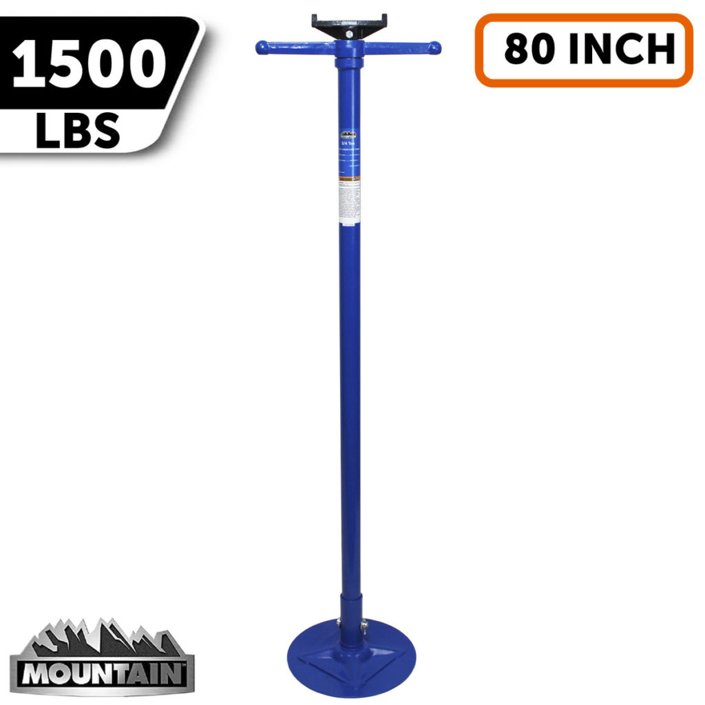 Mountain 1,500 lb. (3/4 ton) Tall Under Lift Jack Stand [2-Pack]