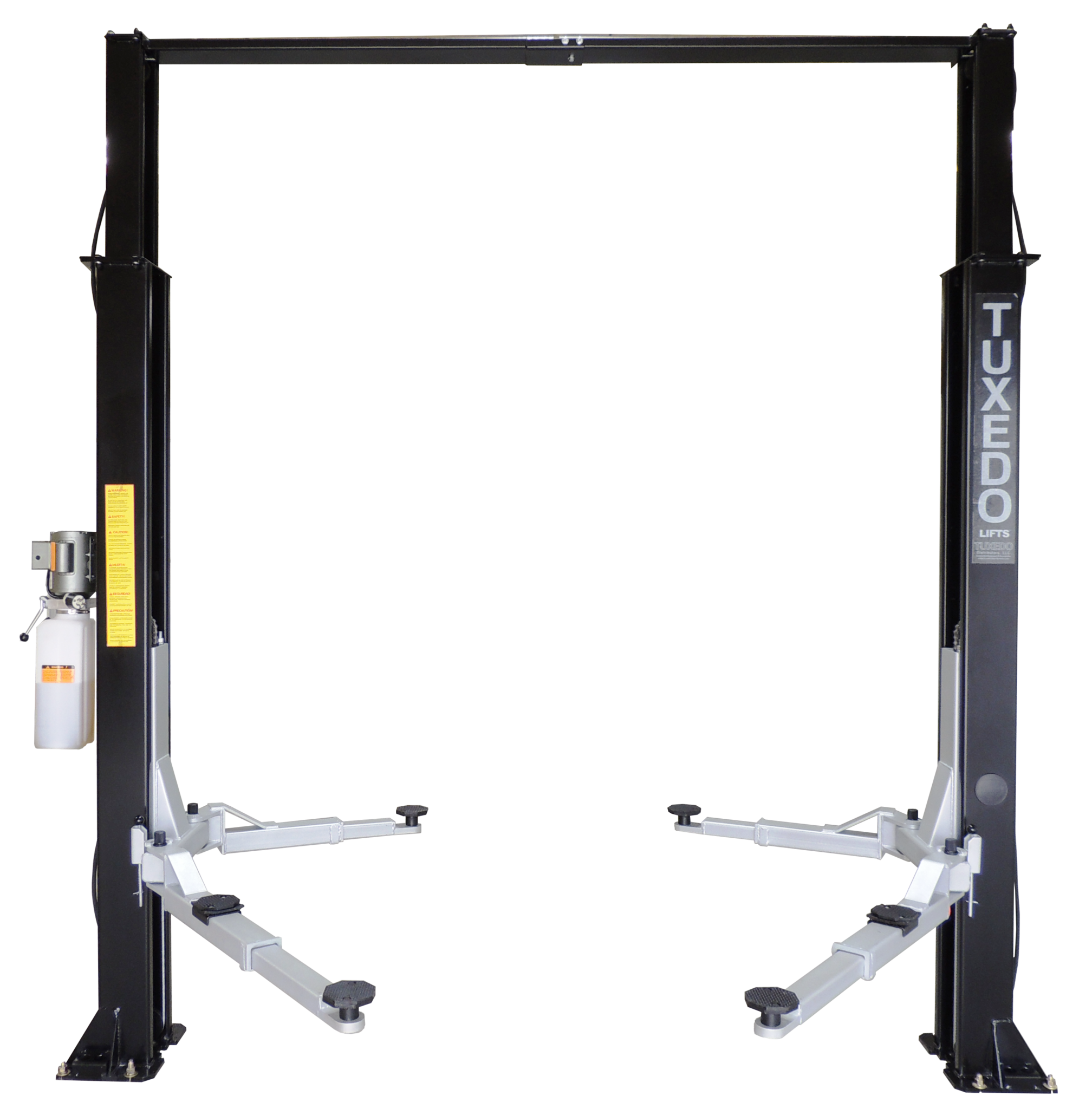 Tuxedo 9,000 lb. Capacity, Overhead 2 Post Lift - Asymmetric